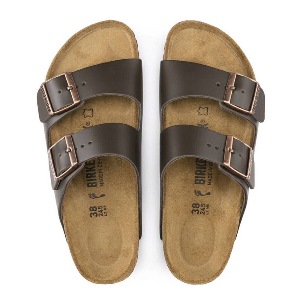 Brikenstocks brown leather Arizona's size 38